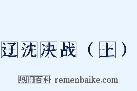 辽沈决战（上）是什么意思的图片